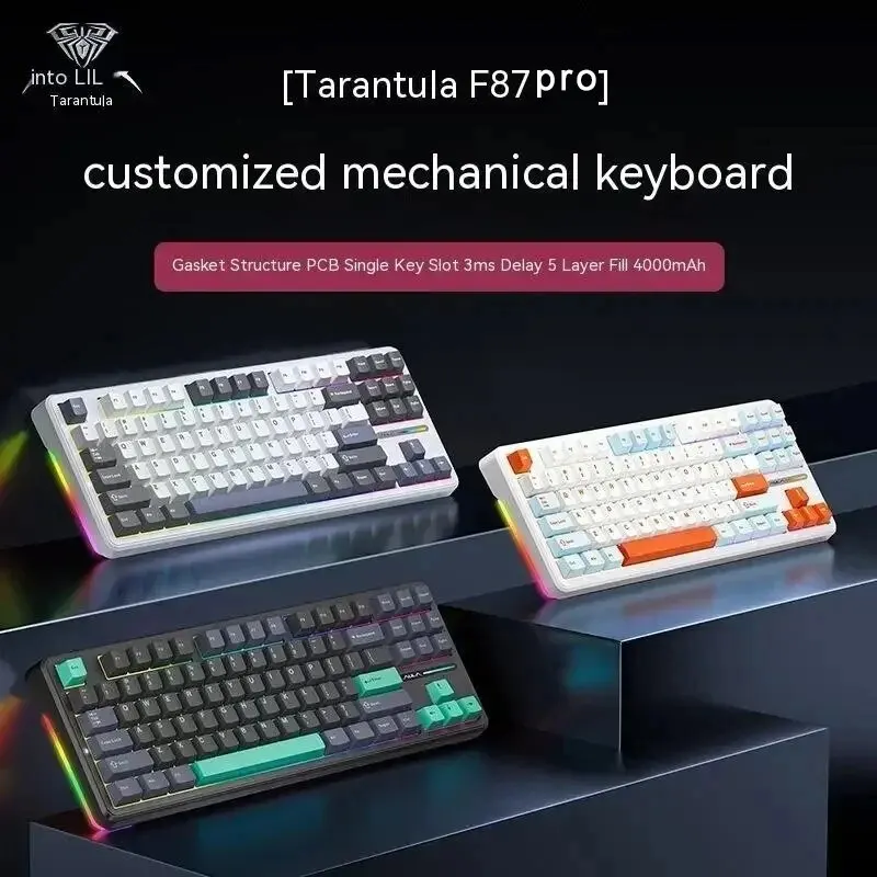 AULA F87 Pro Tri-Mode Mechanical Keyboard