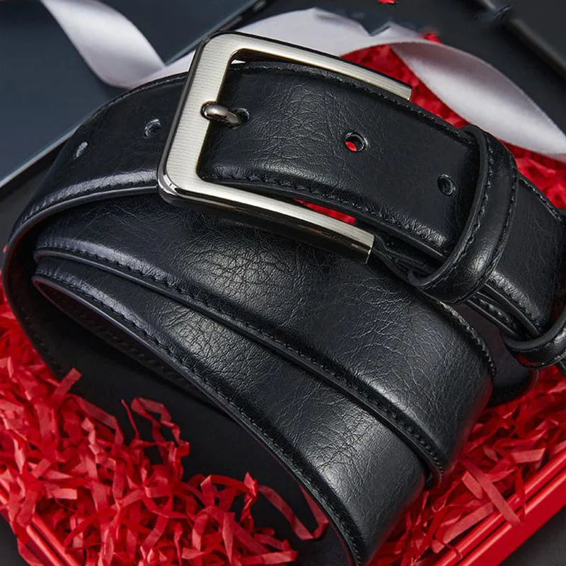 Genuine Leather Luxury Men’s Business Belt