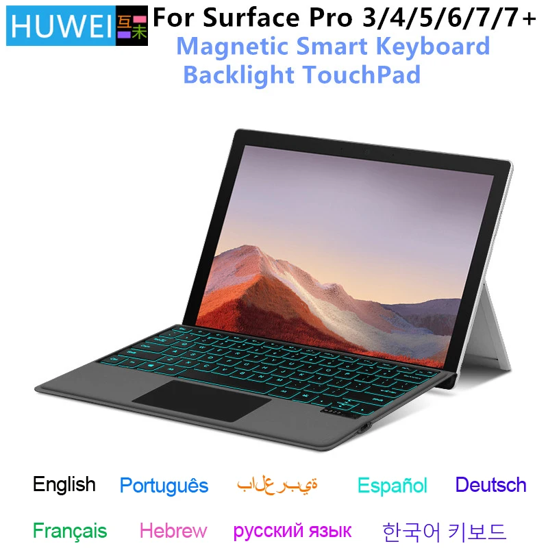 Wireless Backlight Keyboard for Surface Pro