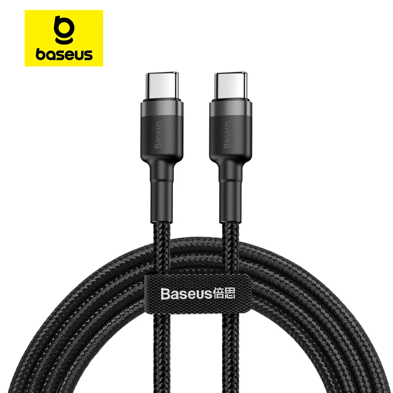 كابل شحن سريع USB-C بقدرة 100 واط