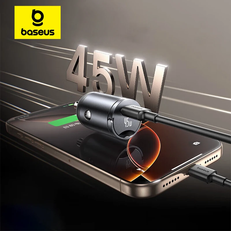 Baseus 45W Fast Car Charger for Devices