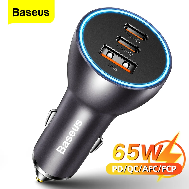 Baseus 65W Quick Charge Car Charger