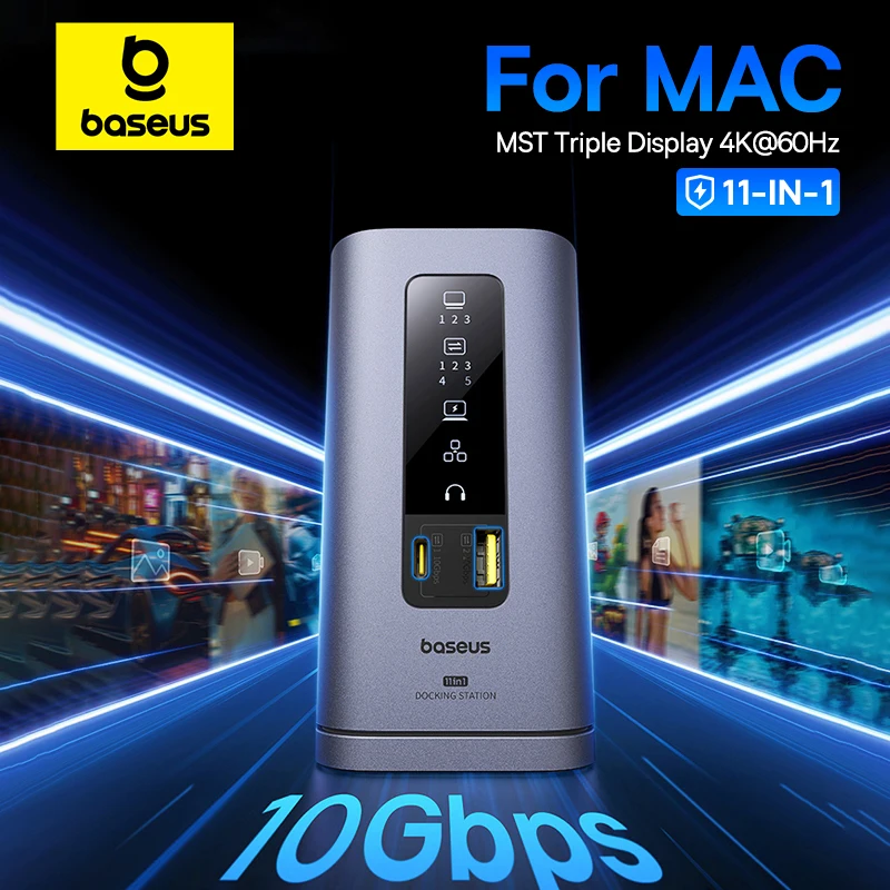 Baseus USB C HUB لمستخدمي ماك