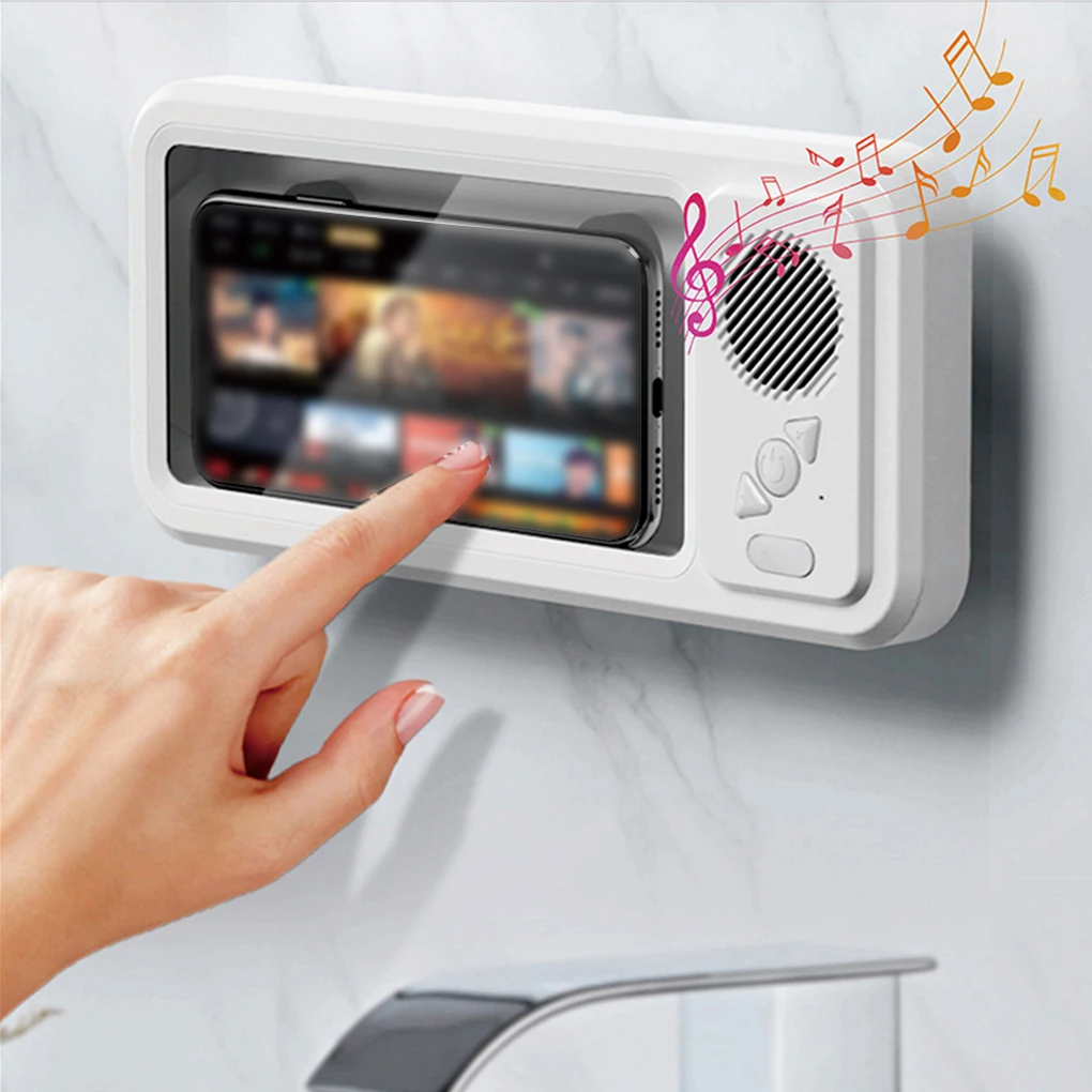 Waterproof Bluetooth Speaker and Phone Holder