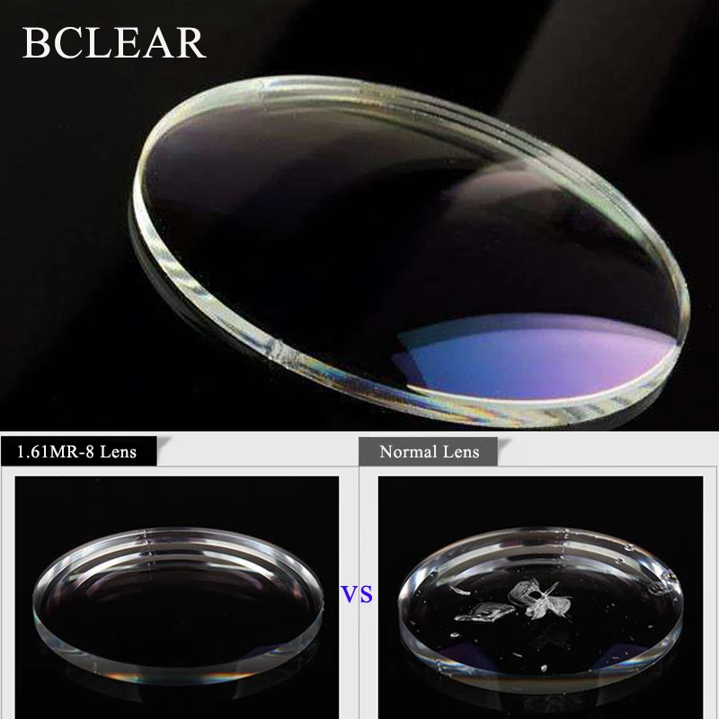 BCLEAR Aspheric Prescription Glasses Lenses