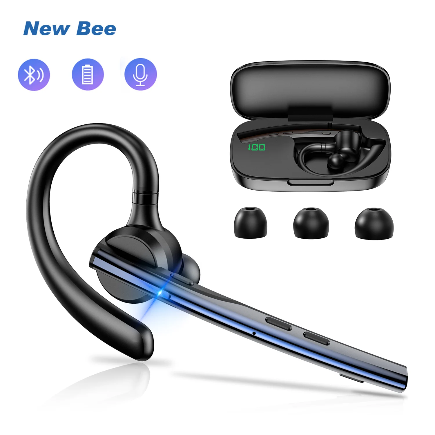 سماعة رأس Bee M54 بلوتوث لاسلكية
