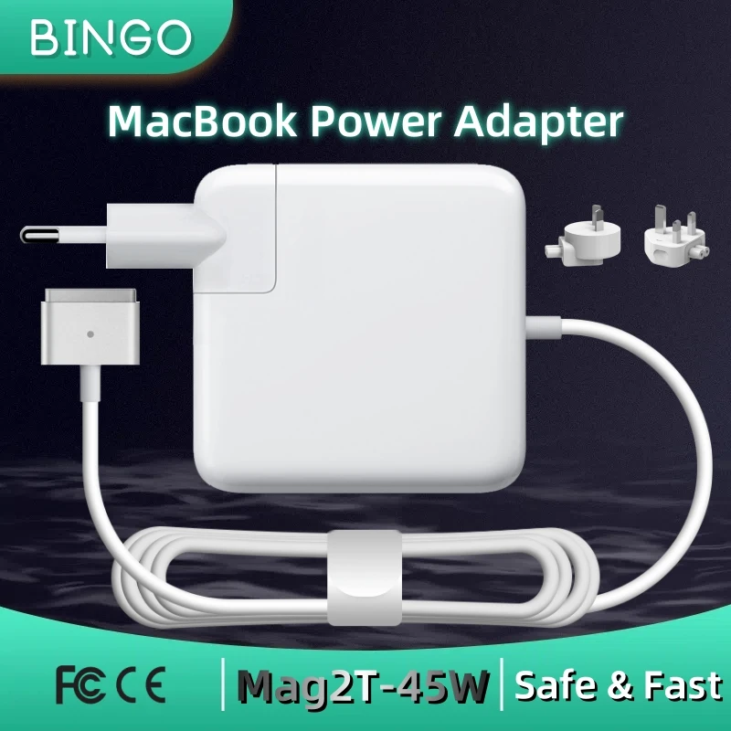 شاحن ماك بوك اير Magsafe2 سعة 45 واط