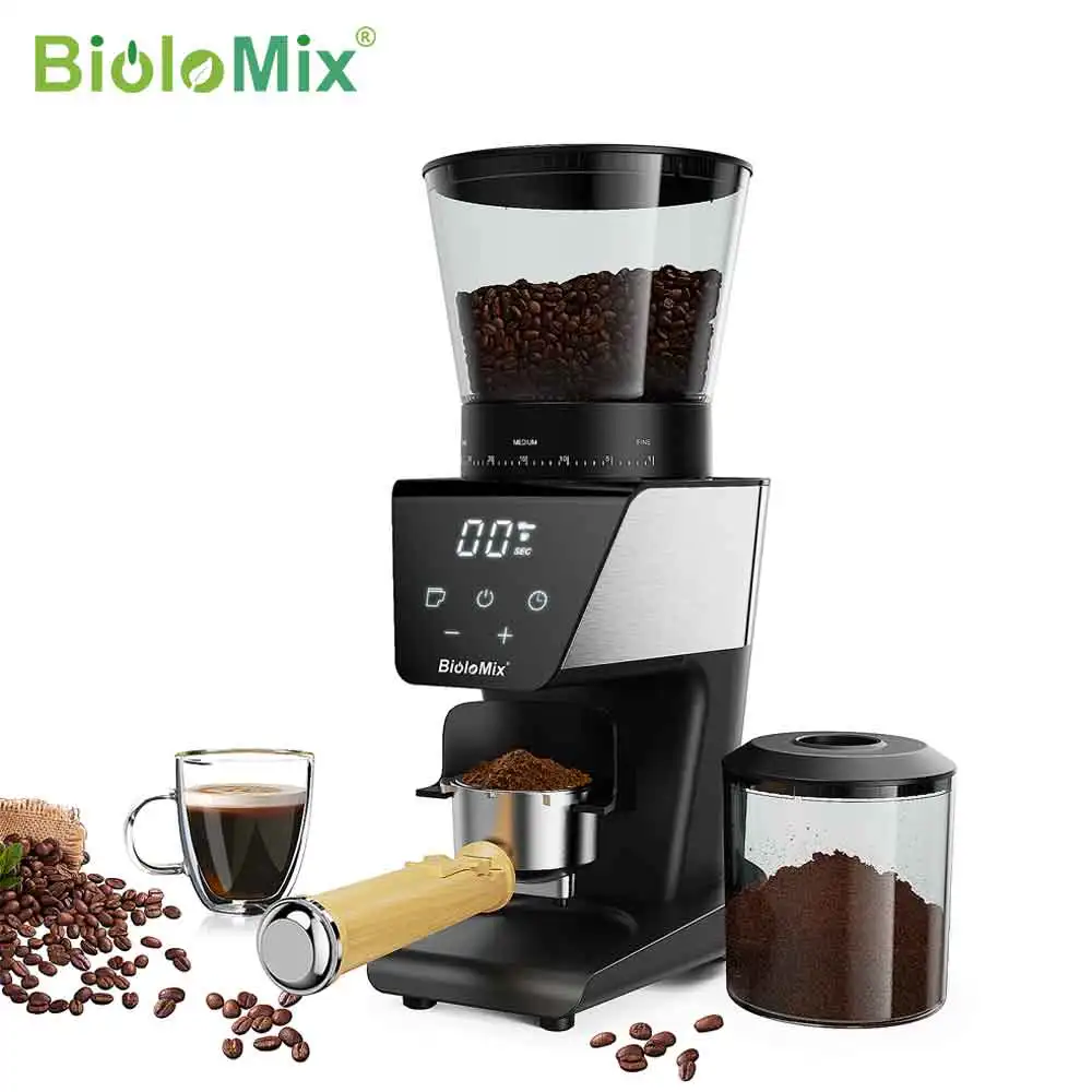 مطحنة القهوة الكهربائية BioloMix الأوتوماتيكية