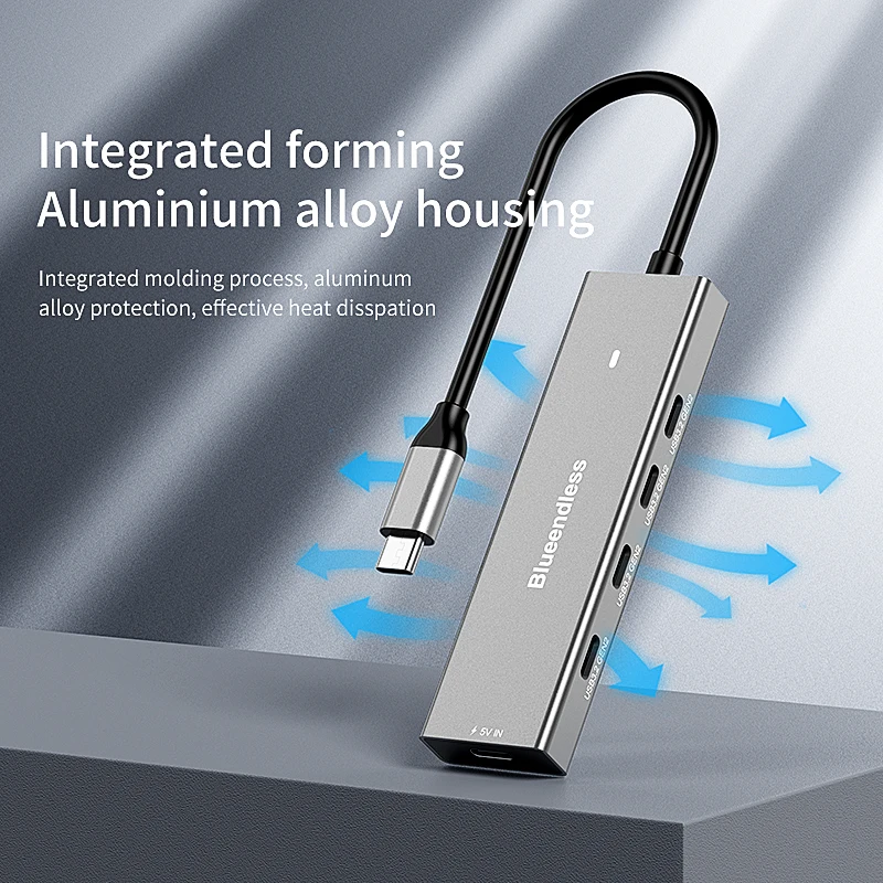 محول USB C متعدد المنافذ عالي السرعة