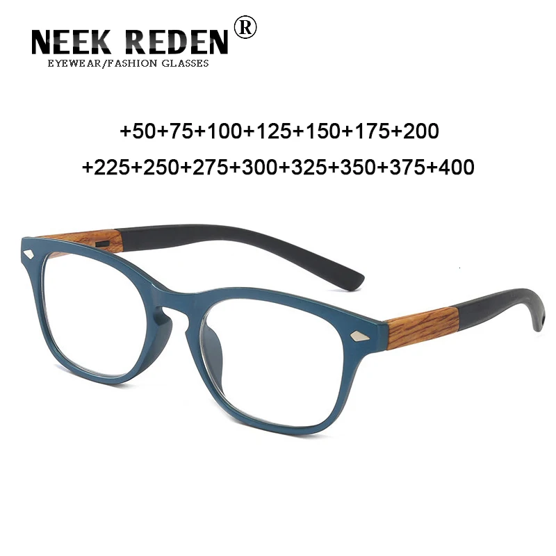 Retro Blue Men Unisex Reading Glasses