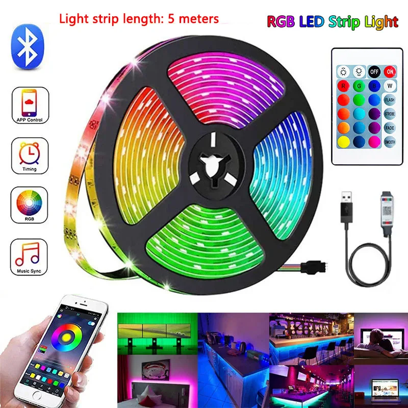 5M Bluetooth RGB LED Strip Light