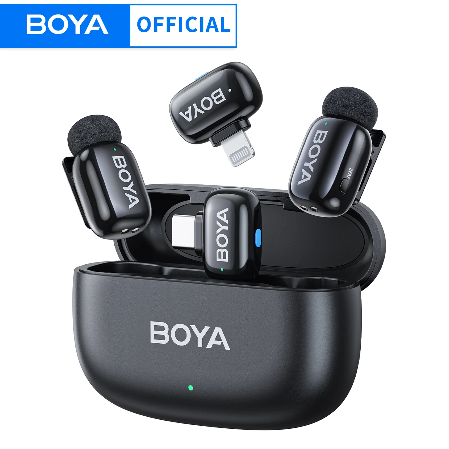 ميكروفون BOYA اللاسلكي الصغير للجوال