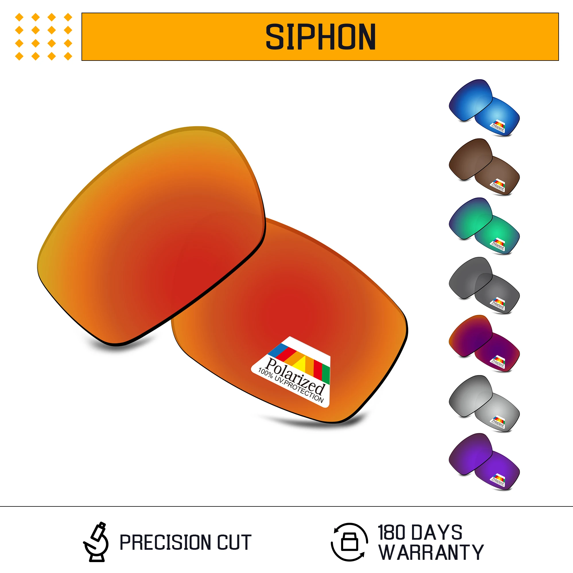Replacement Lenses for Oakley Siphon Sunglasses