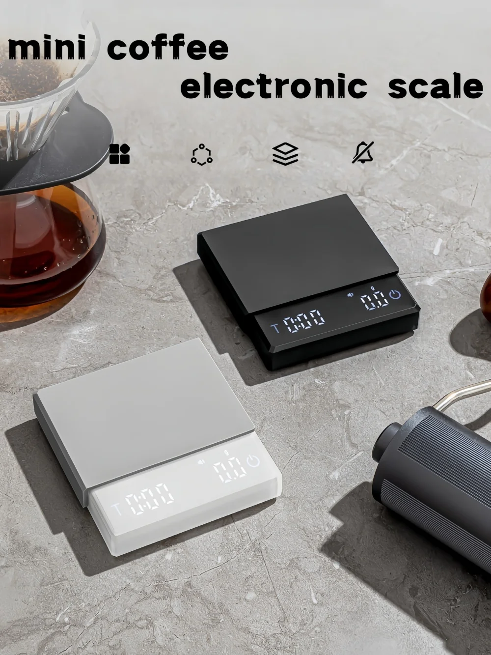 CAFOVO SC140 Digital Coffee Scale with Timer