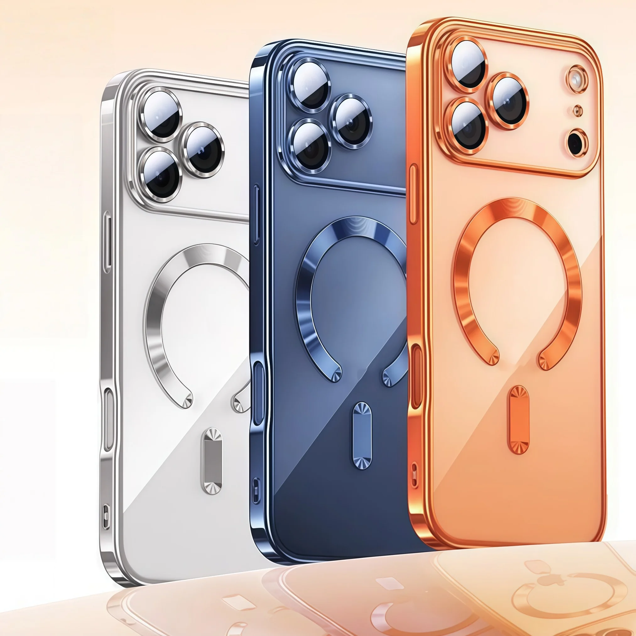 Luxury Plating TPU Phone Case for iPhone