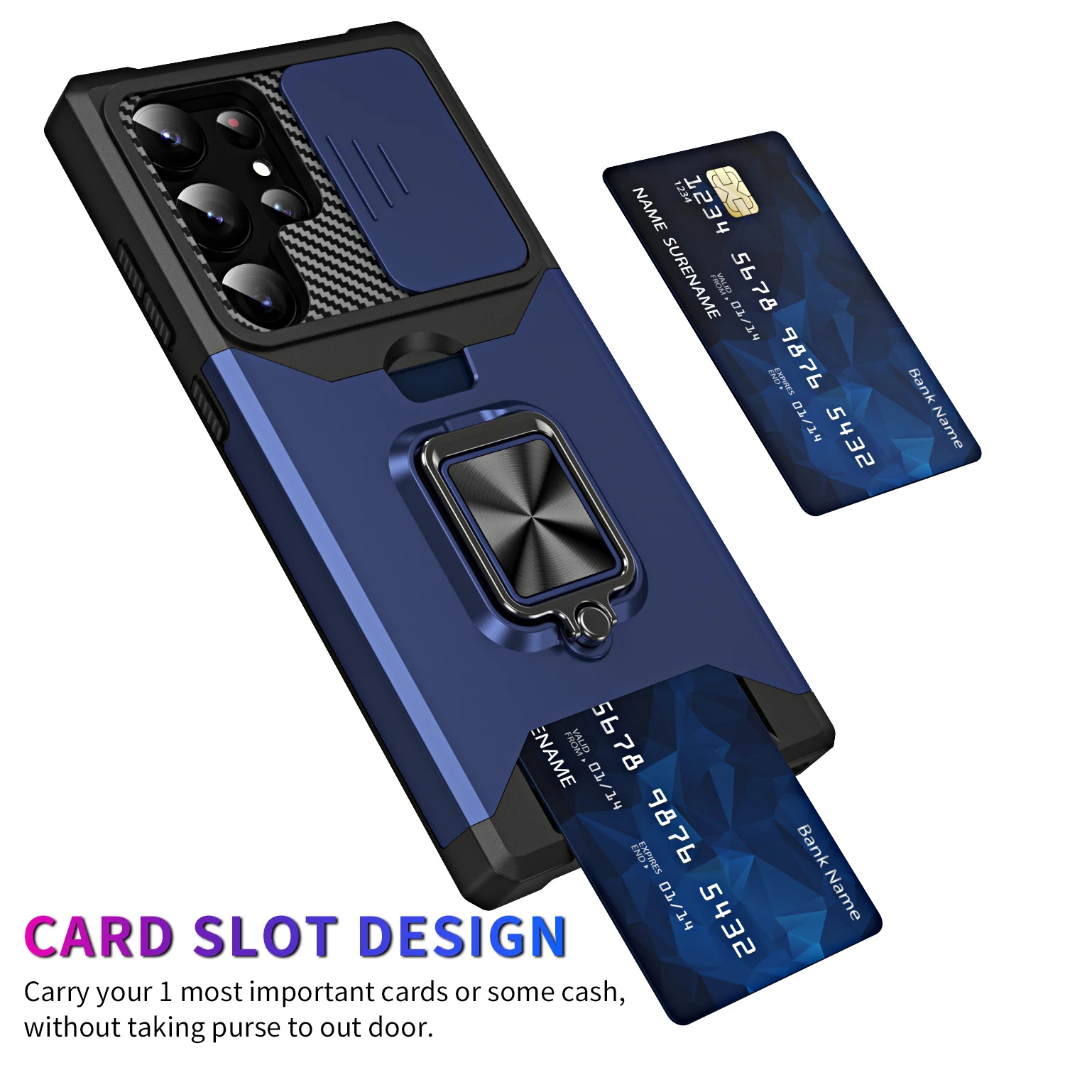 Samsung Galaxy S25 Card Slot Wallet Case