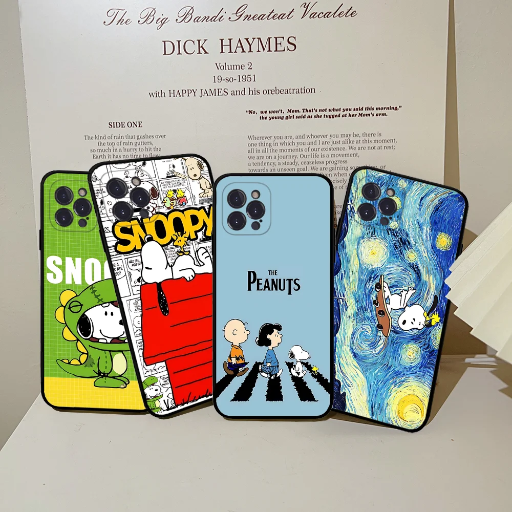 Cartoon Snoopy Dog Phone Case for iPhone