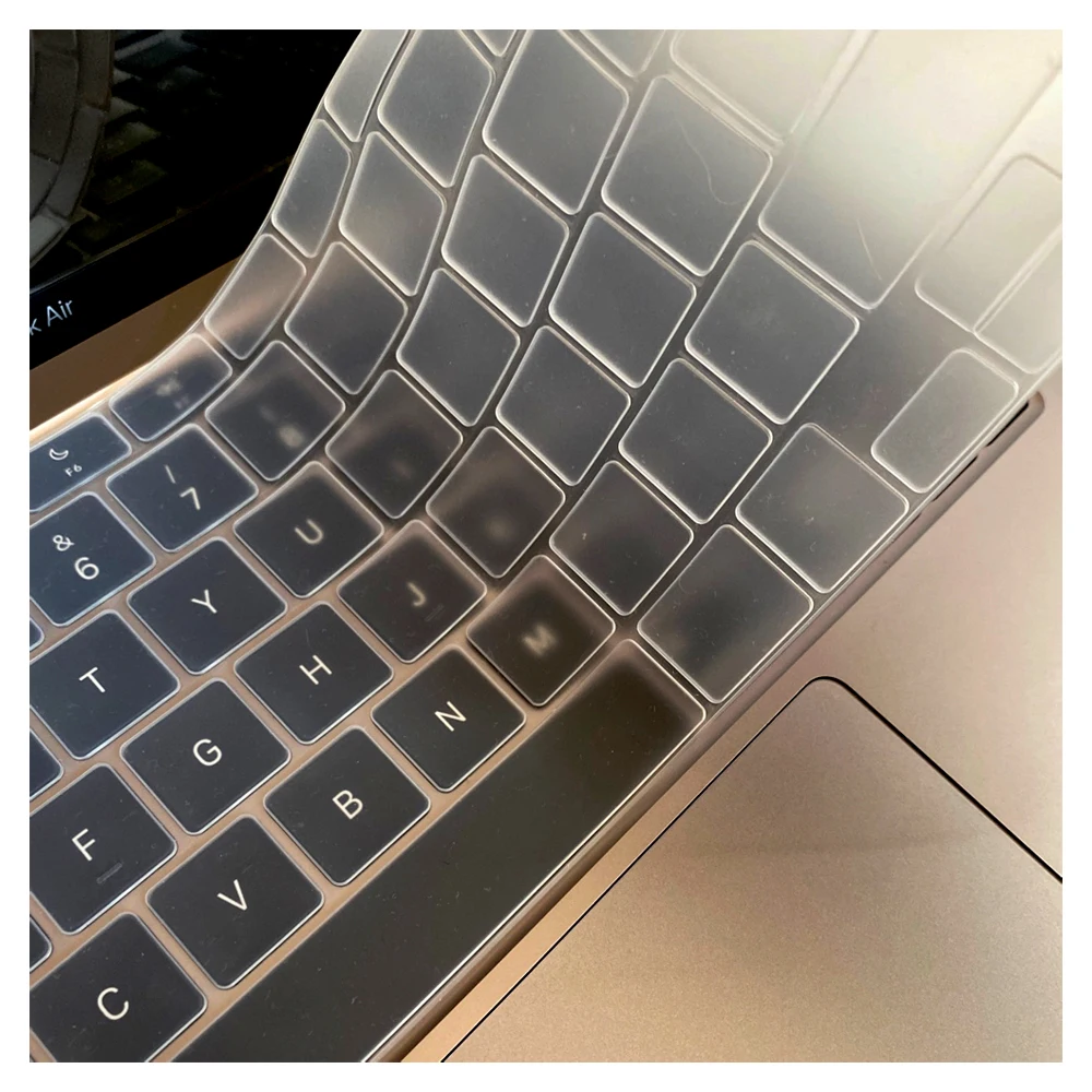 غطاء لوحة مفاتيح سيليكون لجهاز MacBook