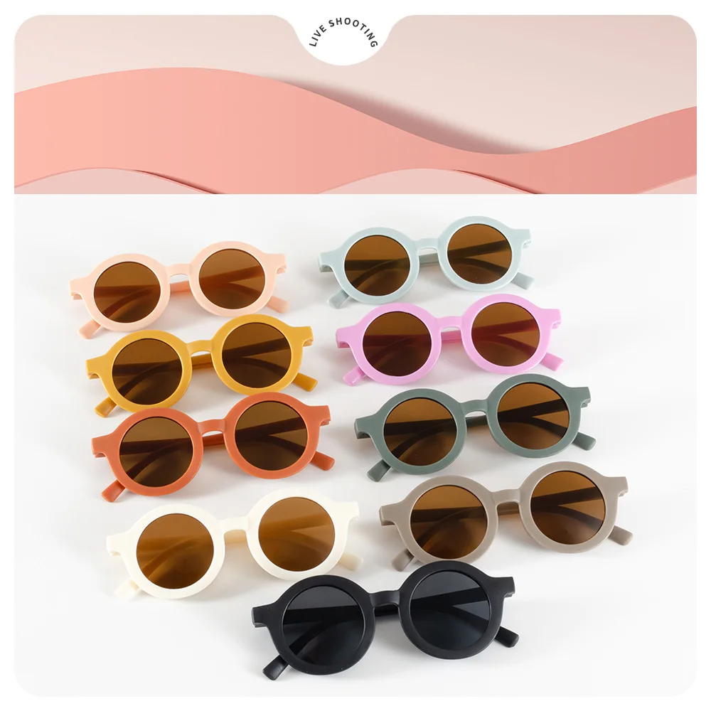 Kids Round Sunglasses for Ages 1-7