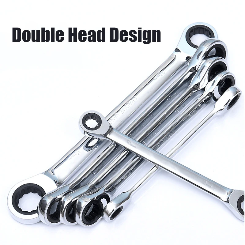Chrome Vanadium Ratchet Wrench Set