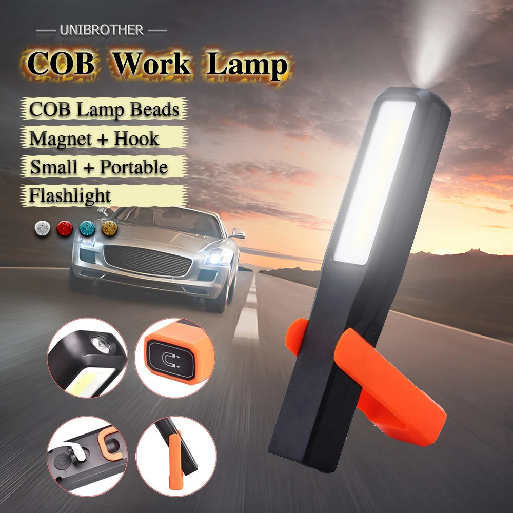 ضوء العمل المحمول COB LED للسيارات