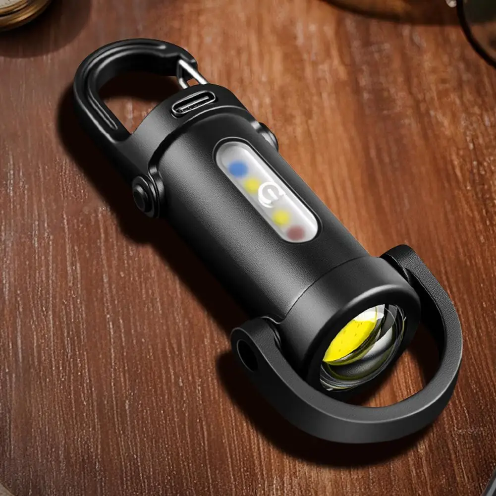 مصباح يدوي LED قوي صغير قابل للشحن