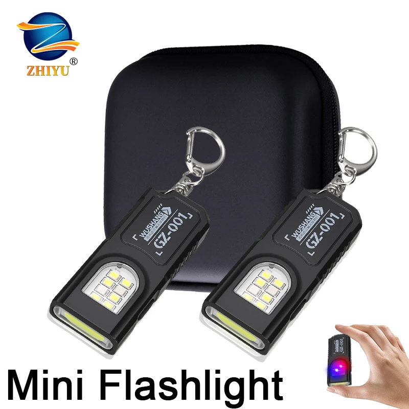 مصباح يدوي LED USB صغير وقوي