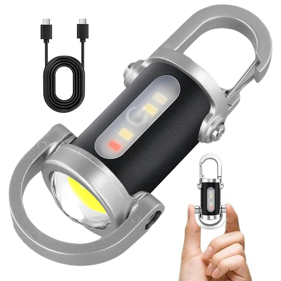 مصباح يدوي صغير LED قابل للشحن