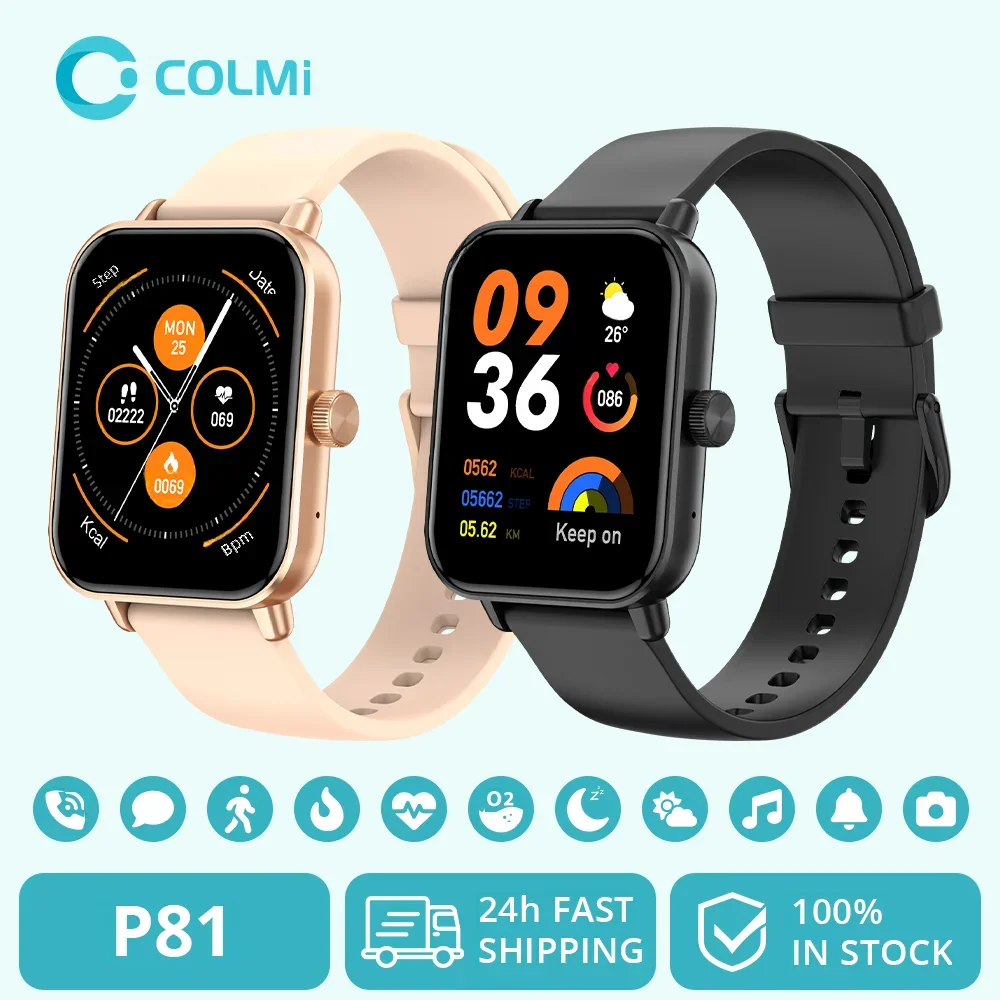 ساعة ذكية COLMI P81 مع شاشة 1.9 بوصة