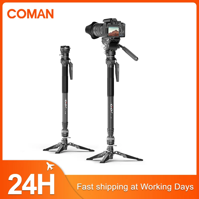 COMAN M1 Carbon Fiber Monopod Tripod