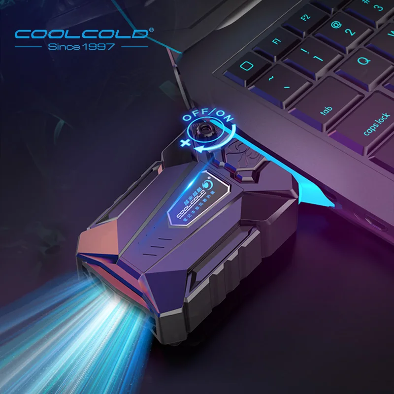 مبرد هواء محمول للكمبيوتر المحمول COOLCOLD