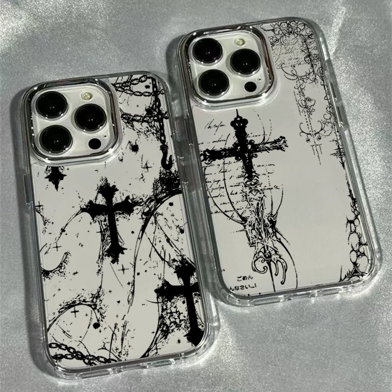 Gothic Cross Design Phone Case