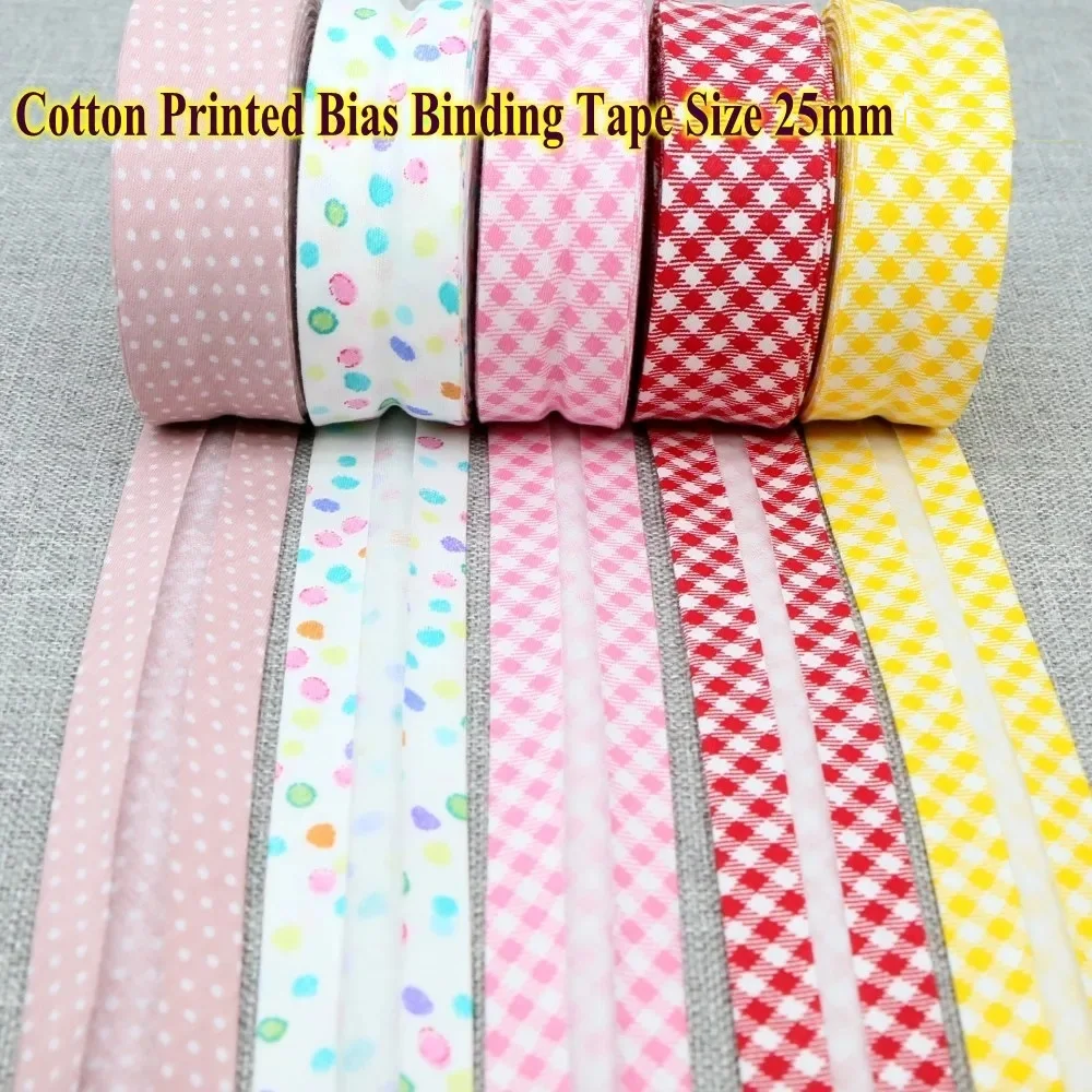 Cotton Bias Blinding Tape Ribbon 25mm