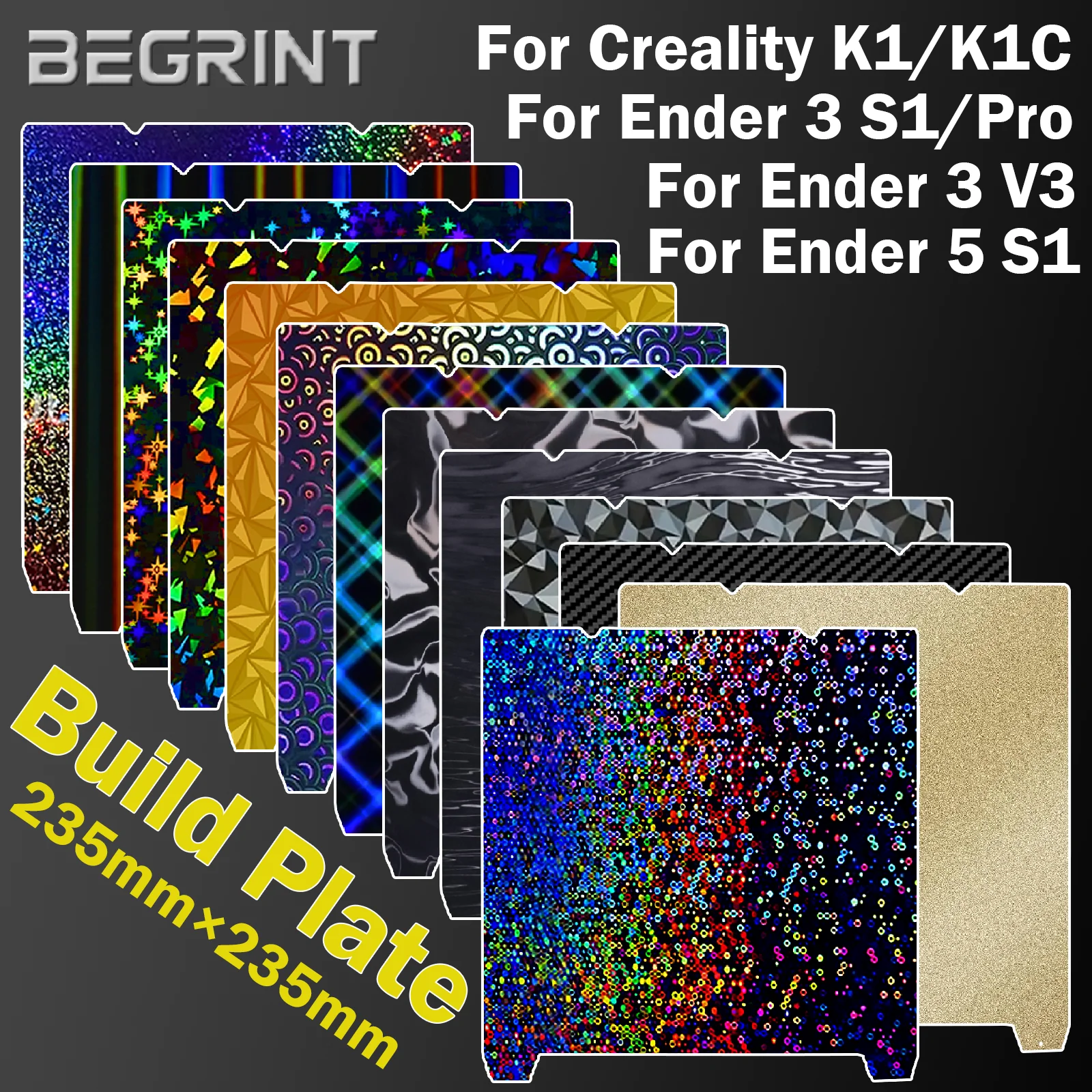 لوحة بناء طابعة 3D من Creality K1