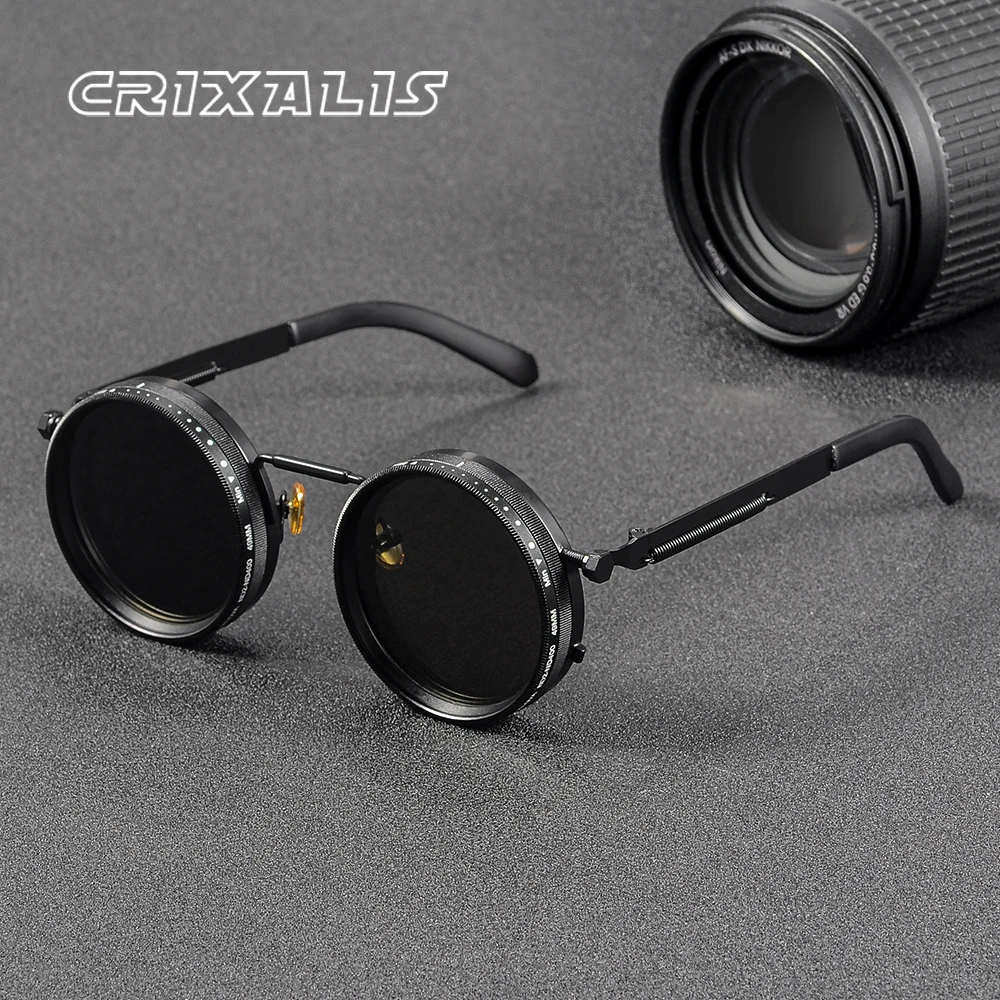 CRIXALIS Polarized Round Sunglasses