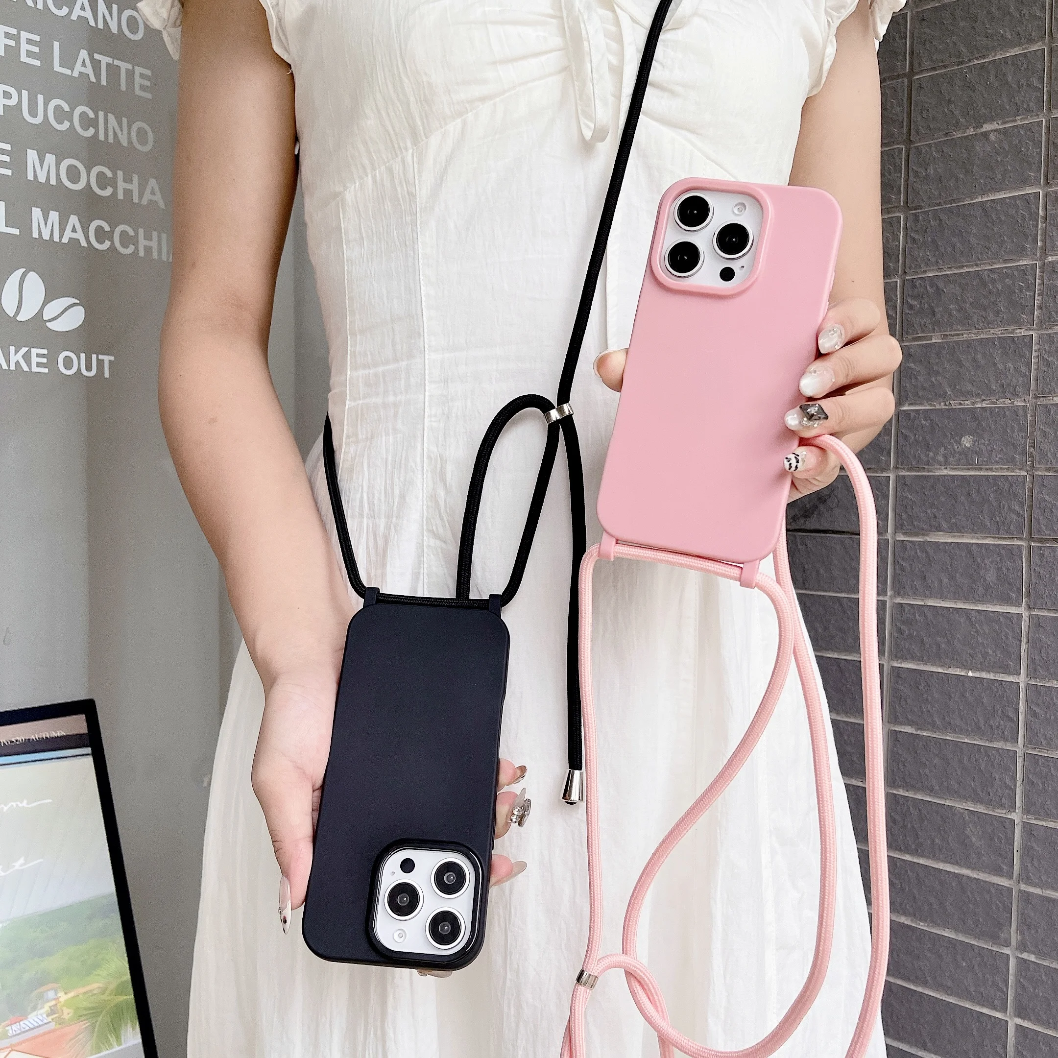 Adjustable Crossbody Lanyard Phone Case