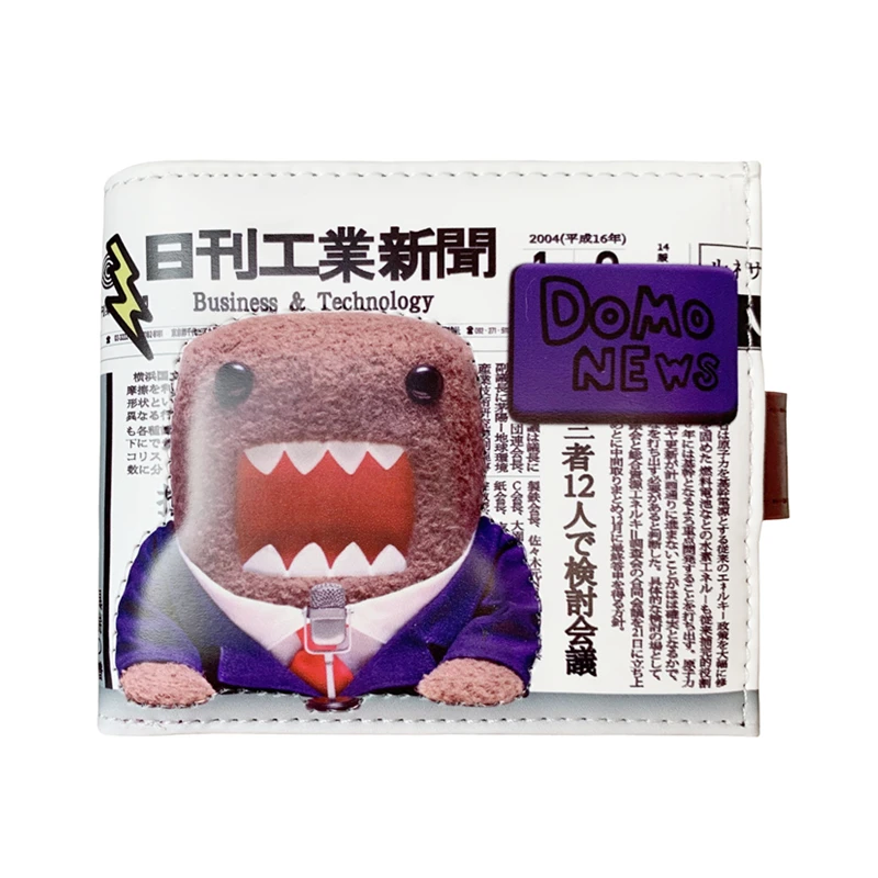 Domo Kun Cartoon Wallet for Everyday Use
