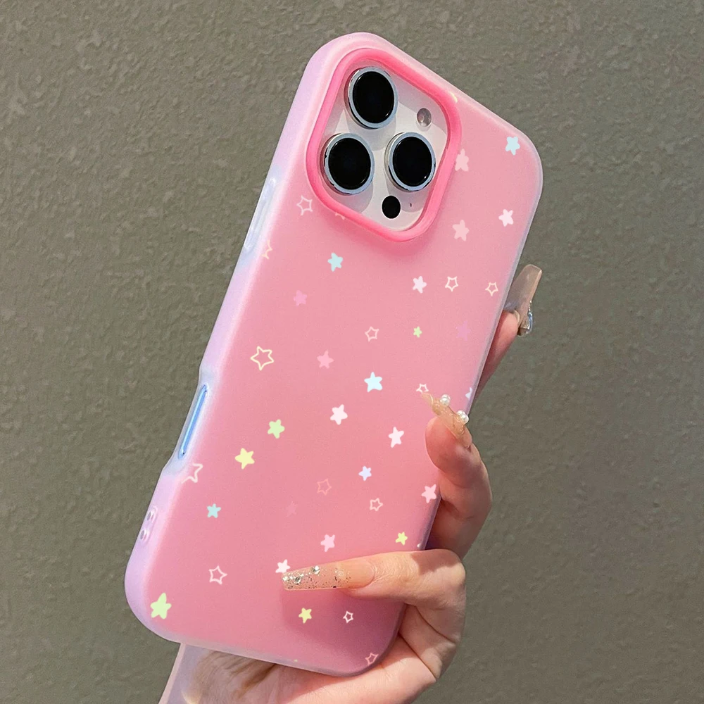 Cute Pastel Star Pattern Phone Case
