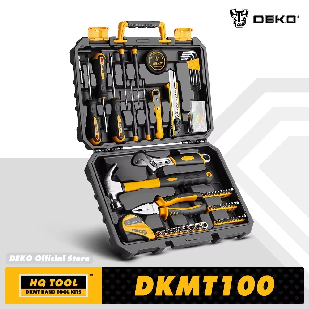 DEKO 100-Piece Household Repair Tool Set