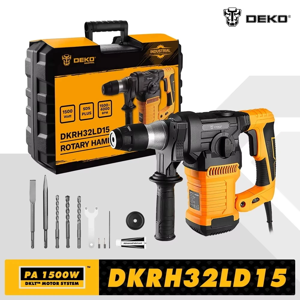 DEKO 1500W Multifunctional Rotary Hammer