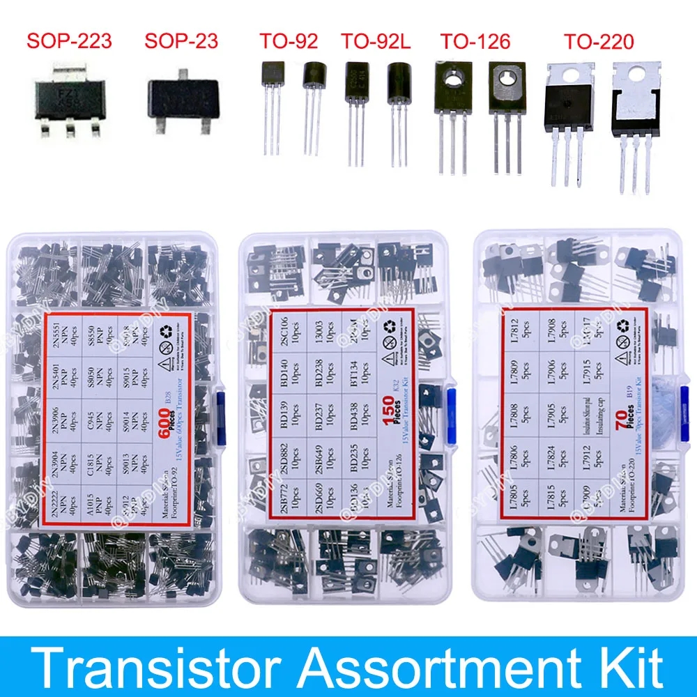 مجموعة شرائح ترانزستور مفاتيح MOSFET