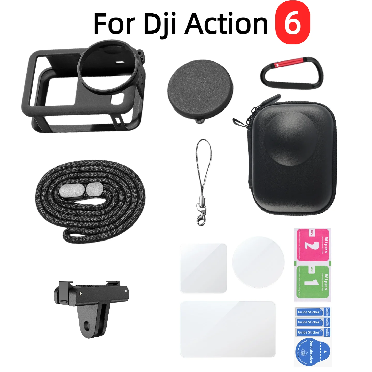 مجموعة ملحقات كاميرا Dji Osmo Action 6