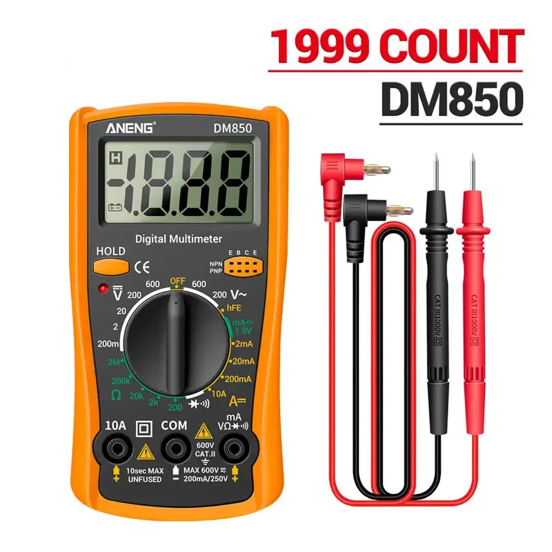 DM850 مقياس متعدد احترافي للجهد