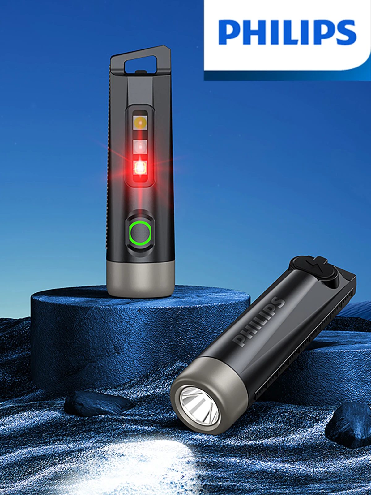 مصباح يدوي LED قابل لإعادة الشحن