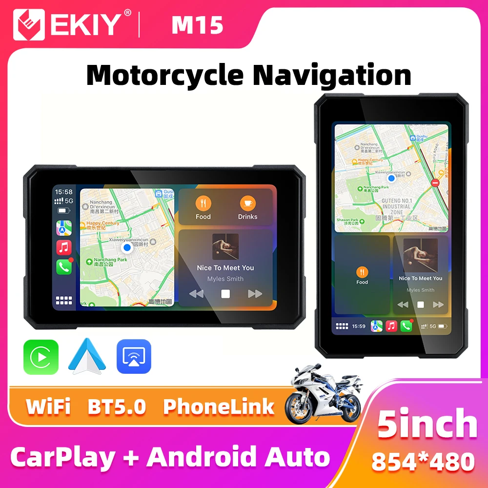 شاشة عرض GPS لاسلكية للدراجات النارية