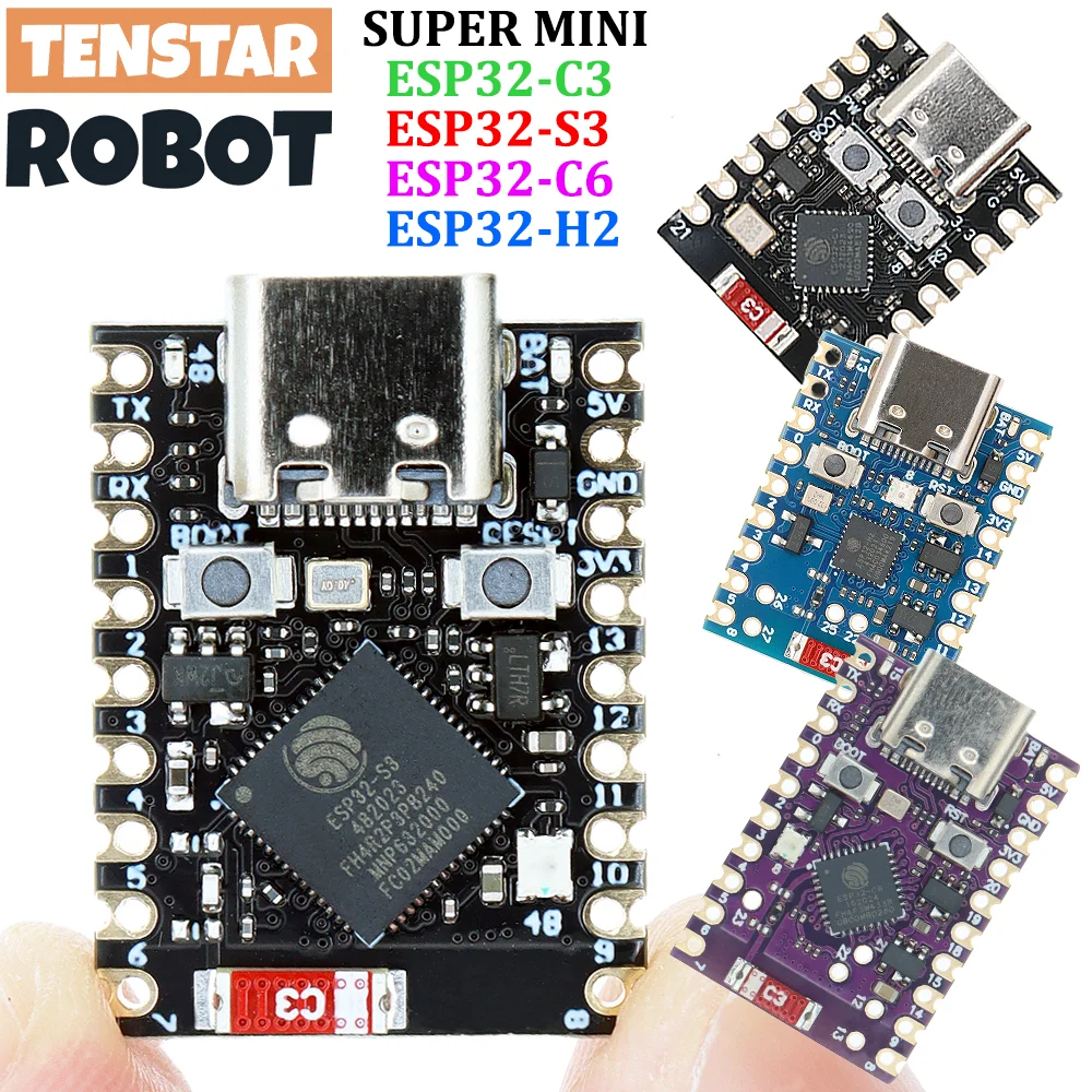 لوحة تطوير ESP32-S3 و ESP32-C3