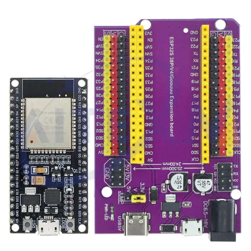 لوحة تطوير ESP32 مع WiFi وBluetooth