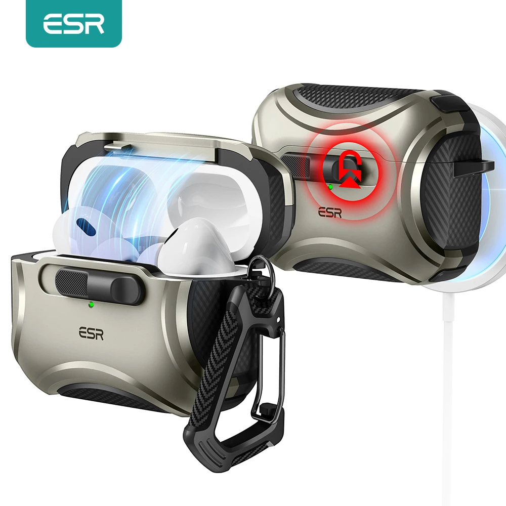 حافظة ESR AirPods الجيل الرابع القوية