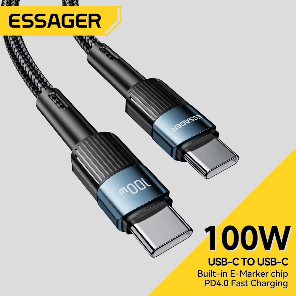 كابل USB-C شحن سريع 100 واط بطول 3 متر