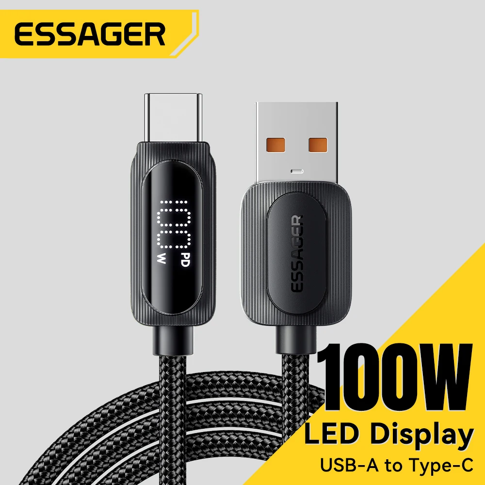 Essager 100W Fast Charge USB A to Type C Cable